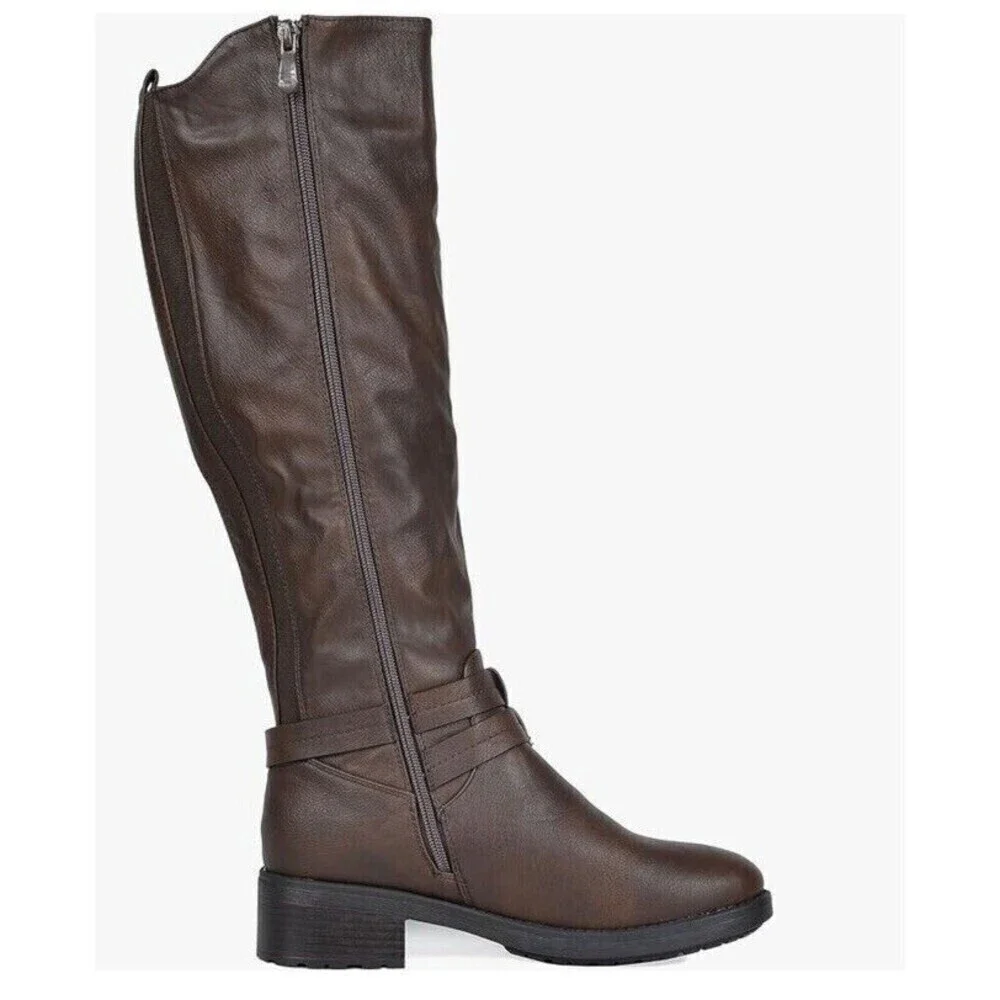 DREAM PAIRS Women's Knee High Winter Boots Fux Fur Lined Size 7.5
